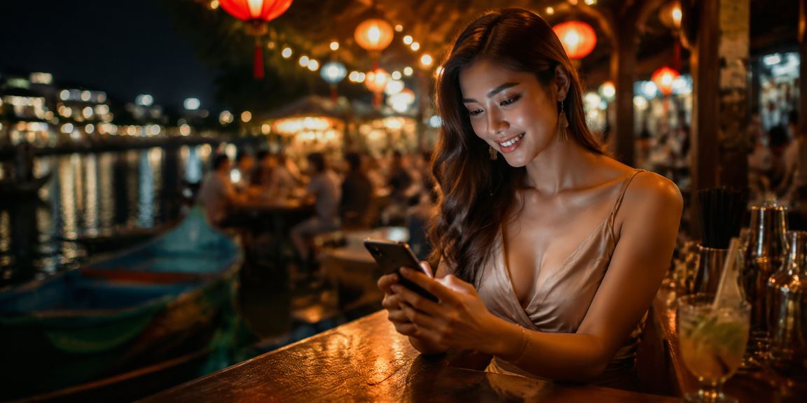 Quầy game card tại chợ đêm Mũi Né
